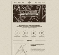 Mẫu giao diện website carpenter