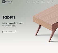 Mẫu giao diện website Thợ mộc (Carpenter 2)