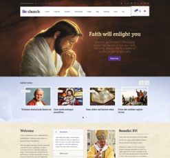 Mẫu giao diện website church