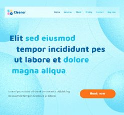 Mẫu giao diện website Dọn dẹp (Cleaner 3)