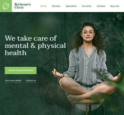 Mẫu giao diện website Phòng khám (Clinic 4)