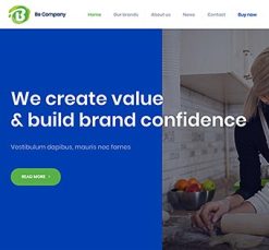 Mẫu giao diện website company