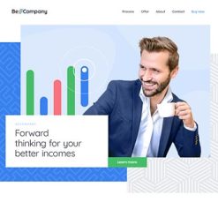 Mẫu giao diện website company 4