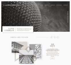 Mẫu giao diện website Người xây dựng (Constructor)