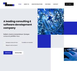 Mẫu giao diện website Tập đoàn (Corporation 2)