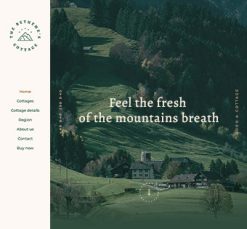 Mẫu giao diện website Nhà (Cottage 2)