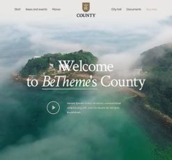 Mẫu giao diện website county