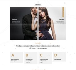 Mẫu giao diện website May mặc (Couturier)