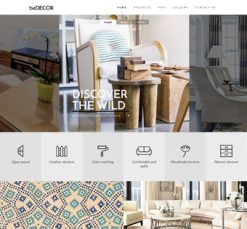 Mẫu giao diện website Thiết kế nội thất (Decor)
