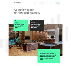 Mẫu giao diện website Trang trí (Decor 2)