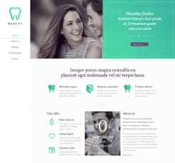 Mẫu giao diện website Nha sĩ (Dentist)