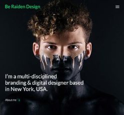 Mẫu giao diện website Thiết kế (Design 3)