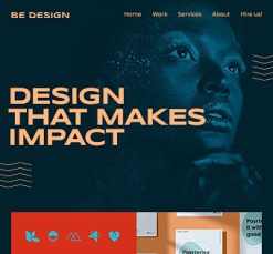 Mẫu giao diện website Thiết kế (Design 4)