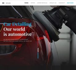 Mẫu giao diện website detailing 2