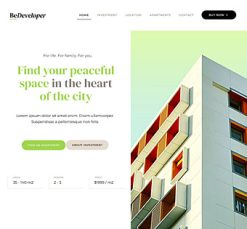 Mẫu giao diện website developer 4