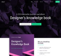 Mẫu giao diện website ebook