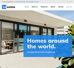 Mẫu giao diện website estate 2