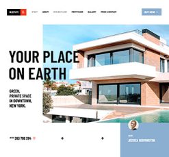 Mẫu giao diện website Bất động sản (Estate 3)
