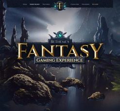 Mẫu giao diện website fantasy