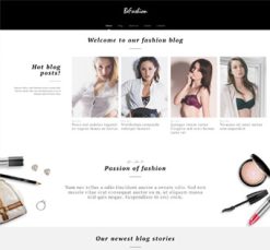 Mẫu giao diện website Thời trang (Fashion)