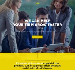 Mẫu giao diện website firm