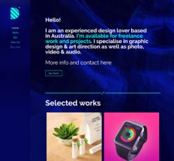 Mẫu giao diện website Nghề tự do (Freelancer)