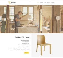 Mẫu giao diện website furniture