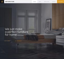 Mẫu giao diện website Nội thất (Furniture 2)