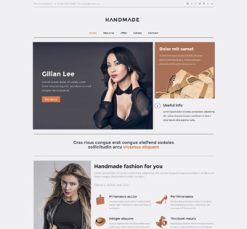 Mẫu giao diện website handmade