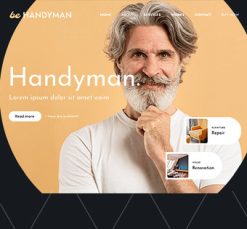 Mẫu giao diện website handyman 3