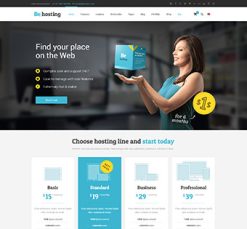 Mẫu giao diện website Lưu trữ (Hosting)