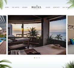 Mẫu giao diện website Khách sạn (Hotel 4)