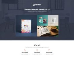 Mẫu giao diện trang đơn landing page Trang đích của cơ quan (Agency Landing Page)