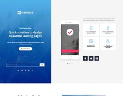 Mẫu giao diện trang đơn landing page Trang đích ứng dụng (App Landing Page)