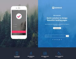 Mẫu giao diện trang đơn landing page Trang đích ứng dụng (App Landing Page)