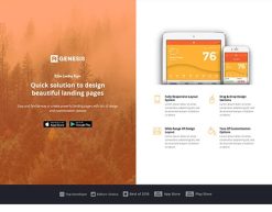 Mẫu giao diện trang đơn landing page Trang đích ứng dụng (App Landing Page)