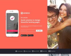 Mẫu giao diện trang đơn landing page Trang đích ứng dụng (App Landing Page)