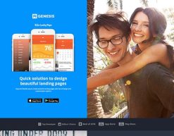 Mẫu giao diện trang đơn landing page Trang đích ứng dụng (App Landing Page)
