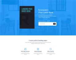Mẫu giao diện trang đơn landing page Trang đích (Book Landing Page)