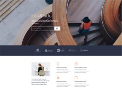 Mẫu giao diện trang đơn landing page Kinh doanh-03 (Business-03)
