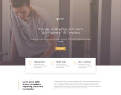 Mẫu giao diện trang đơn landing page Kinh doanh-05 (Business-05)