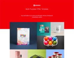 Mẫu giao diện trang đơn landing page Kinh doanh sáng tạo (Creative Business)