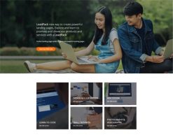 Mẫu giao diện trang đơn landing page Giáo dục-01 (Education-01)