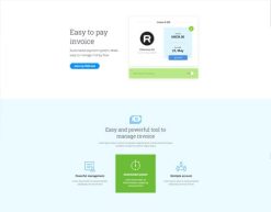 Mẫu giao diện trang đơn landing page Trang đích tài chính (Finance Landing Page)