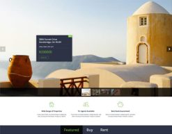 Mẫu giao diện trang đơn landing page Trang đích bất động sản (Real Estate Landing Page)