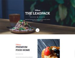 Mẫu giao diện trang đơn landing page Nhà hàng-03 (Restaurant-03)