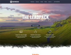 Mẫu giao diện trang đơn landing page Du lịch-02 (Travel-02)