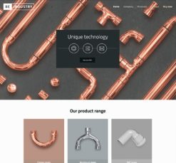 Mẫu giao diện website Ngành công nghiệp (Industry)