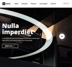 Mẫu giao diện website Nội thất (Interior 3)