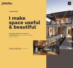 Mẫu giao diện website Nội thất (Interior 5)